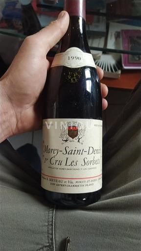 Vin Rouge sec Les Sorbets Domaine Armand Rousseau 1990 France Bourgogne Morey-saint-denis AOC Premier Cru