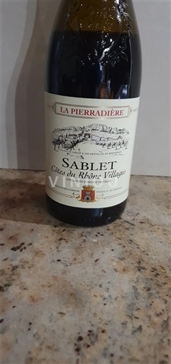 Thung lũng Rhône Côtes-du-rhône La Pierradière Sablet 2023