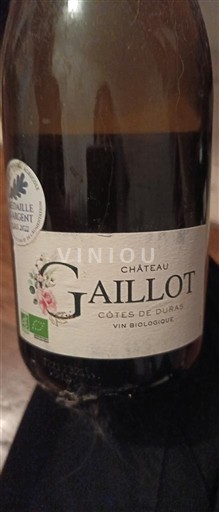 Southwest Côtes de Duras Château Gaillot Non-Vintage