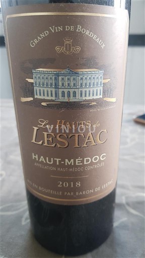 Bordeaux Haut-Médoc Les Hauts de Lestac 2018