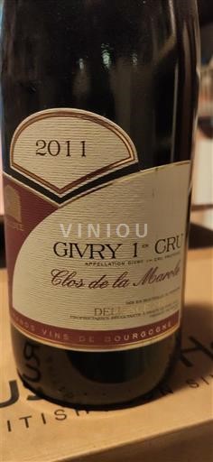 Burgundi Määrittelemätön Premier Cru Clos de la Marole 2011