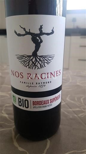 Burdeos Bordeaux superior Famille Raymond Nos Racines Sin añada