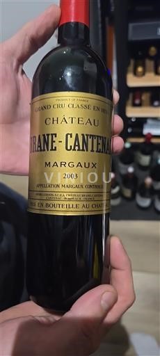 Bordeaux Margaux Grand Cru Château Brane-Cantenac 2003