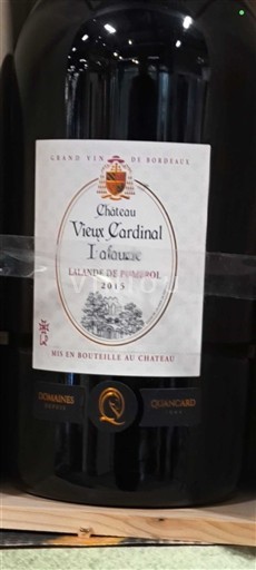 Burdeos Lalande-de-Pomerol Château Vieux Cardinal Lafaurie 2015