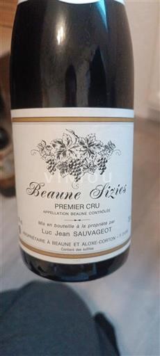 Burgundsko Beaune Premier Cru Luc Jean Sauvageot Beaune Sizies 2019