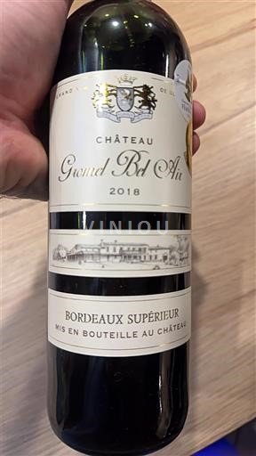 Bordéus Bordeaux Superior Château Grand Bel Air 2018