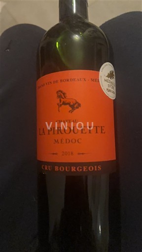 Bordeaux Médoc Cru Bourgeois Château La Pirouette 2018