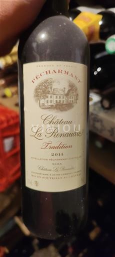 Southwest Pécharmant Château La Renaudie Tradition 2014