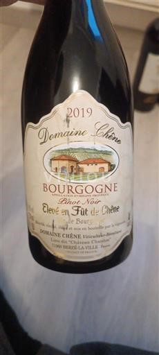 Burgundsko Domaine Chêne 2019