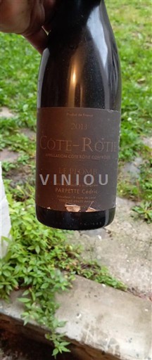 Rona dolina Côte-rôtie Patrick et Christophe Bonnefond Le Colombe 2013