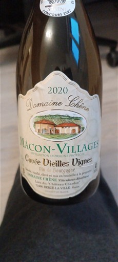 Bourgondië Mâcon en mâcon-dorpen Domaine Chêne Vieilles Vignes 2020