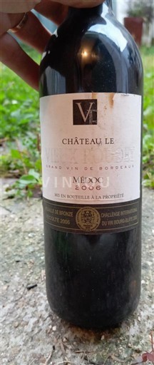 Bordeaux Médoc Château Le Vieux Roudey 2006