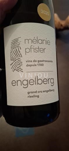 Alsace Riesling Grand Cru Mélanie pfister engelberg 2020