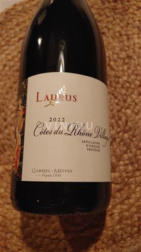 Rhônedalen Côtes-du-Rhône-Villages Gabriel Meffre Laurus 2022