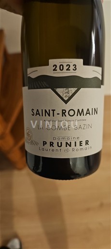 Burgundsko Saint-Romain Domaine Prunier La Combe Bazin 2023