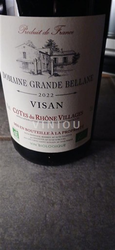 Rona dolina Côtes-du-Rhône-Villages Domaine Grande Bellane Visan 2022
