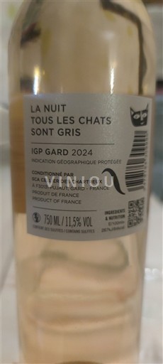 Languedoc och Roussillon Gard Cellier des Chartreux La Nuit Tous les Chats Sont Gris 2024