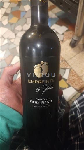 Bordeaux Château Vieux Planty Empreinte 2015