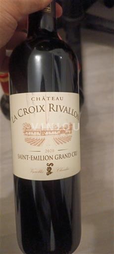 Bordéus Saint-Émilion Grand Cru Château La Croix Rivallon 2020