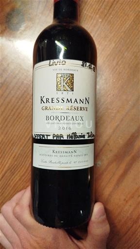 Bordeaux Kressmann Grande Réserve 2016