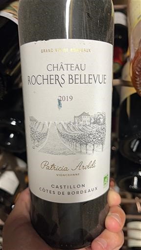 Bordeaux Castillon-côtes-de-bordeaux Château Rochers Bellevue 2019