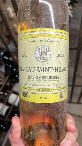Bordeaux Graves Supérieures Château Saint-Hilaire 2012