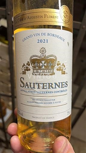 Bordeaux Sauternes La Cave Augustin Florent 2021