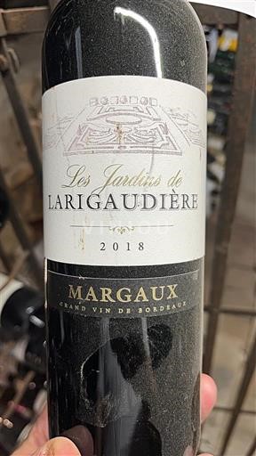 Bordeaux Margaux Larigaudière Les Jardins de Larigaudière 2018