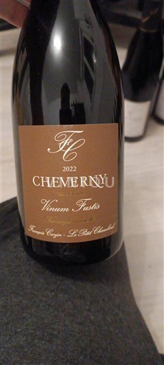 Valle della Loira Cheverny François Cazin Vinum Foetis 2022