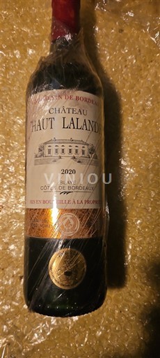 Bordeaux Blaye-côtes-de-bordeaux Château Haut Laland 2020