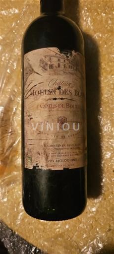 Bordeaux Côtes-de-bourg Château Moulin des Blais 2015