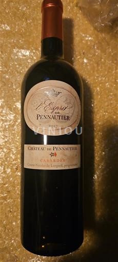 Languedoc Cabardès Château Pennautier L'Esprit de Pennautier 2012