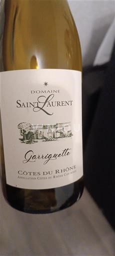 Valle del Rodano Côtes-du-Rhône Domaine Saint Laurent Garriguette 2023