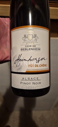 Alsace Cave de Beblenheim Heimberger 2013