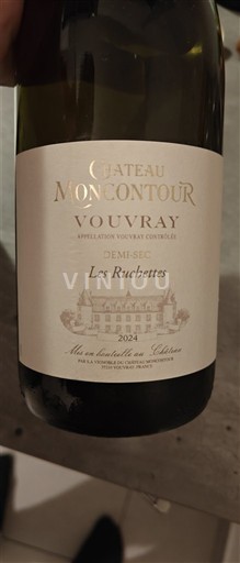 Vallée de la Loire Vouvray Château Moncontour Les Ruchettes 2021