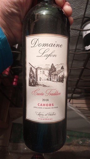 Jugozahod Cahors Domaine Lafon Tradition 2018