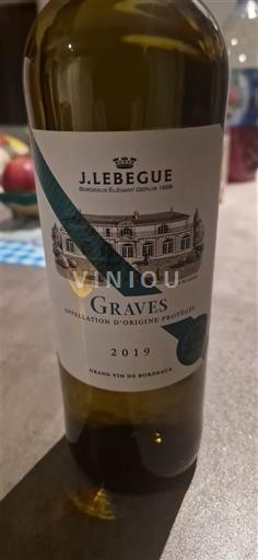 Bordeaux Graves J. Lebègue 2019