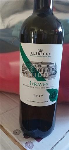 Bordeaux Graves J. Lebègue 2019