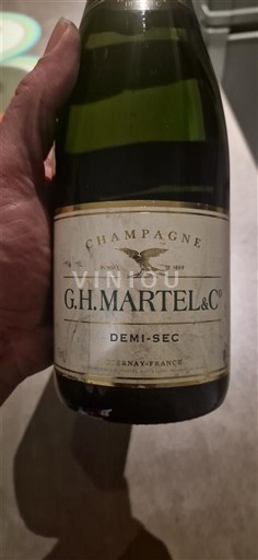 Champaña Champán G.H. Martel & C° Sin añada