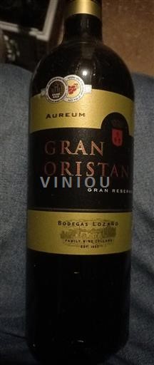 Castilla-La Mancha Không được chỉ định Bodegas Lozano Gran Oristan Gran Reserva 2010