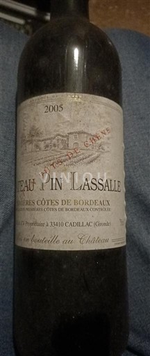 Bordeaux Premières-Côtes-de-Bordeaux Château Pin Lassalle 2005