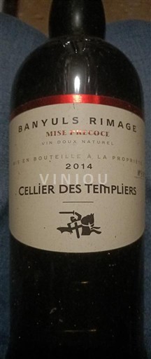 Roussillon Banyuls Cellier des Templiers 2014