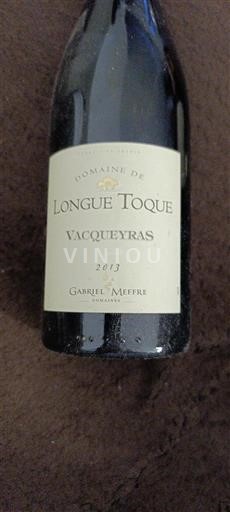 Rhônedalen Vacqueyras Domaine Longue Toque 2013