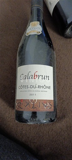 Valle del Rodano Côtes-du-Rhône Calabrun 2011