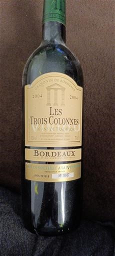 Bordeaux Les Trois Colonnes 2004