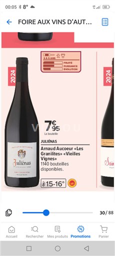 Beaujolais Juliénas Arnaud Aucoeur Les Granites Vieilles Vignes 2024
