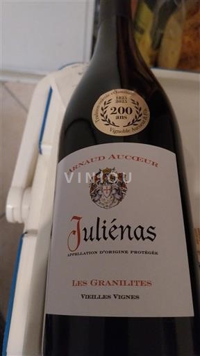 Beaujolais Juliénas Arnaud Aucoeur Les Granites Vieilles Vignes 2024