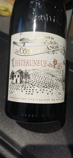 Vallée du Rhône Châteauneuf-du-pape Domaine La Côte de l'Ange 2016