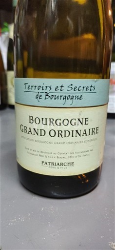 Burgundy Not Specified Patriarche Terroirs et Secrets de Bourgogne Non-Vintage