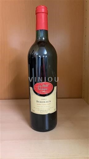 Bordeaux Les Hauts de Touriga 2002